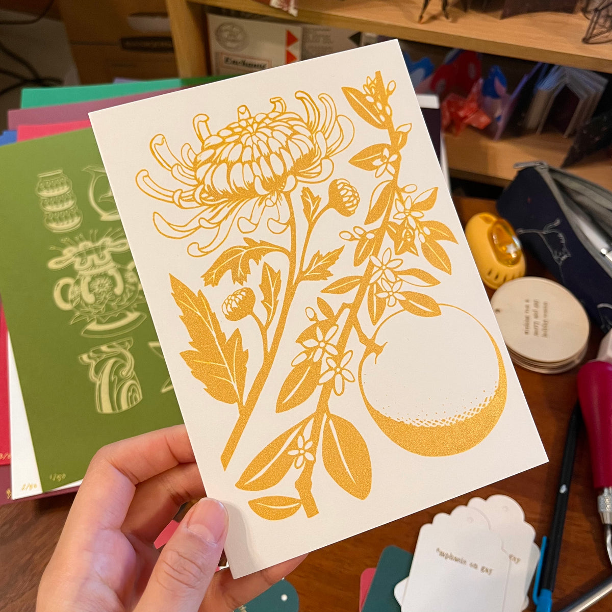 WHITE Ju (Zi) Hua cards