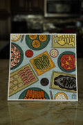 Chinese Foods Art Print Cantonese Dinner
