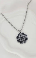 Men Hmong Heritage Necklace - Silver
