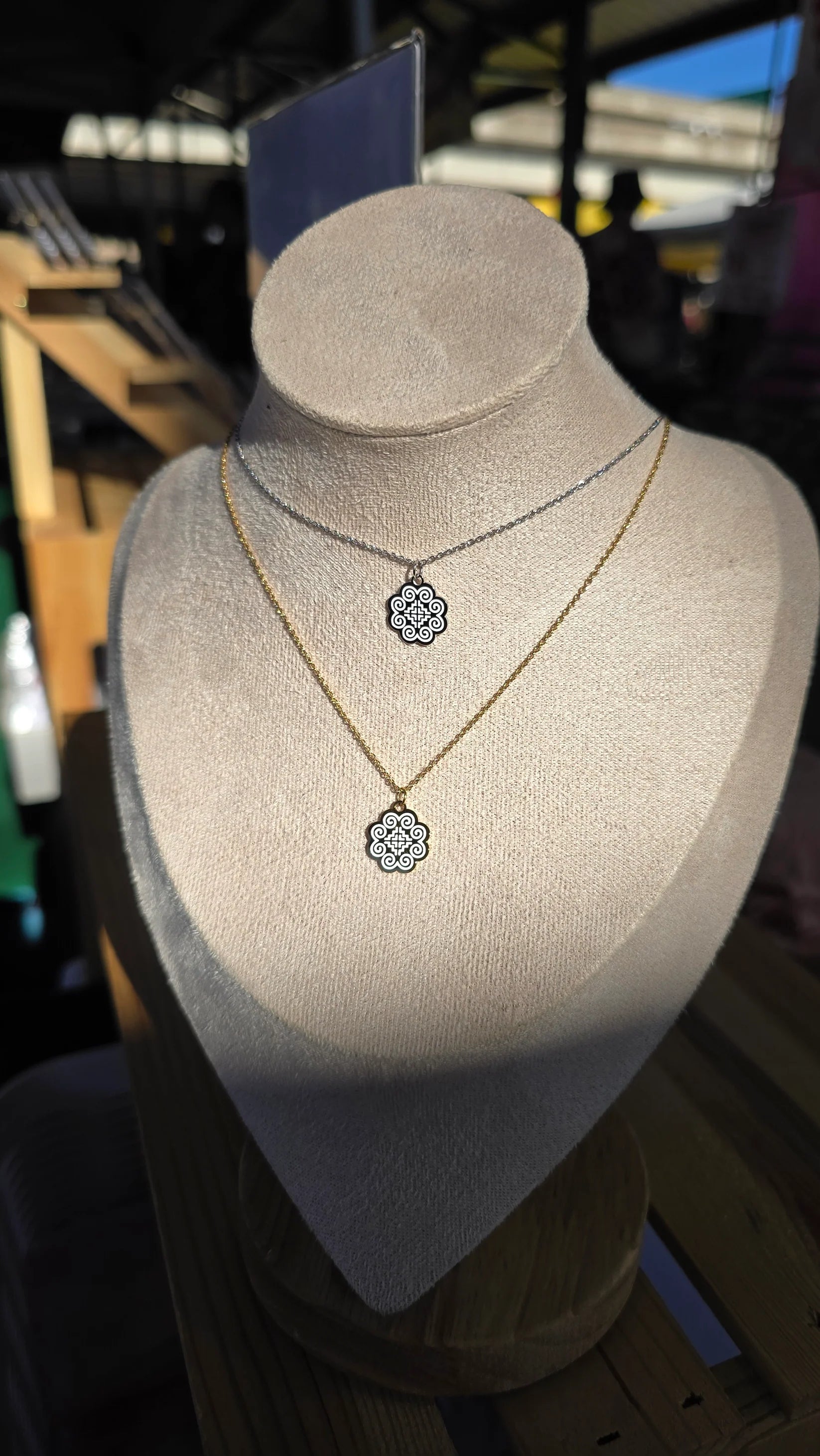 Women Hmong Heritage Necklace - Silver